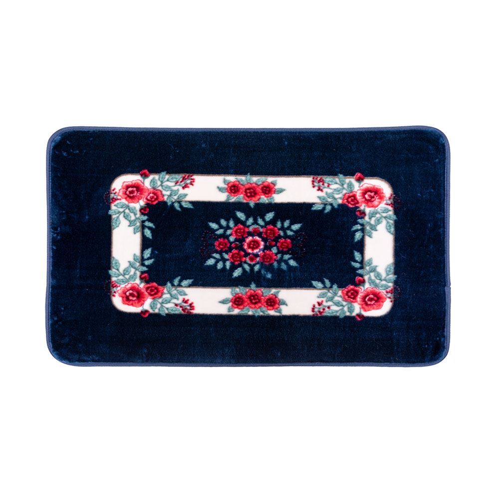 Tapete Sevilha 45X70cm - Havan - Floral Azul