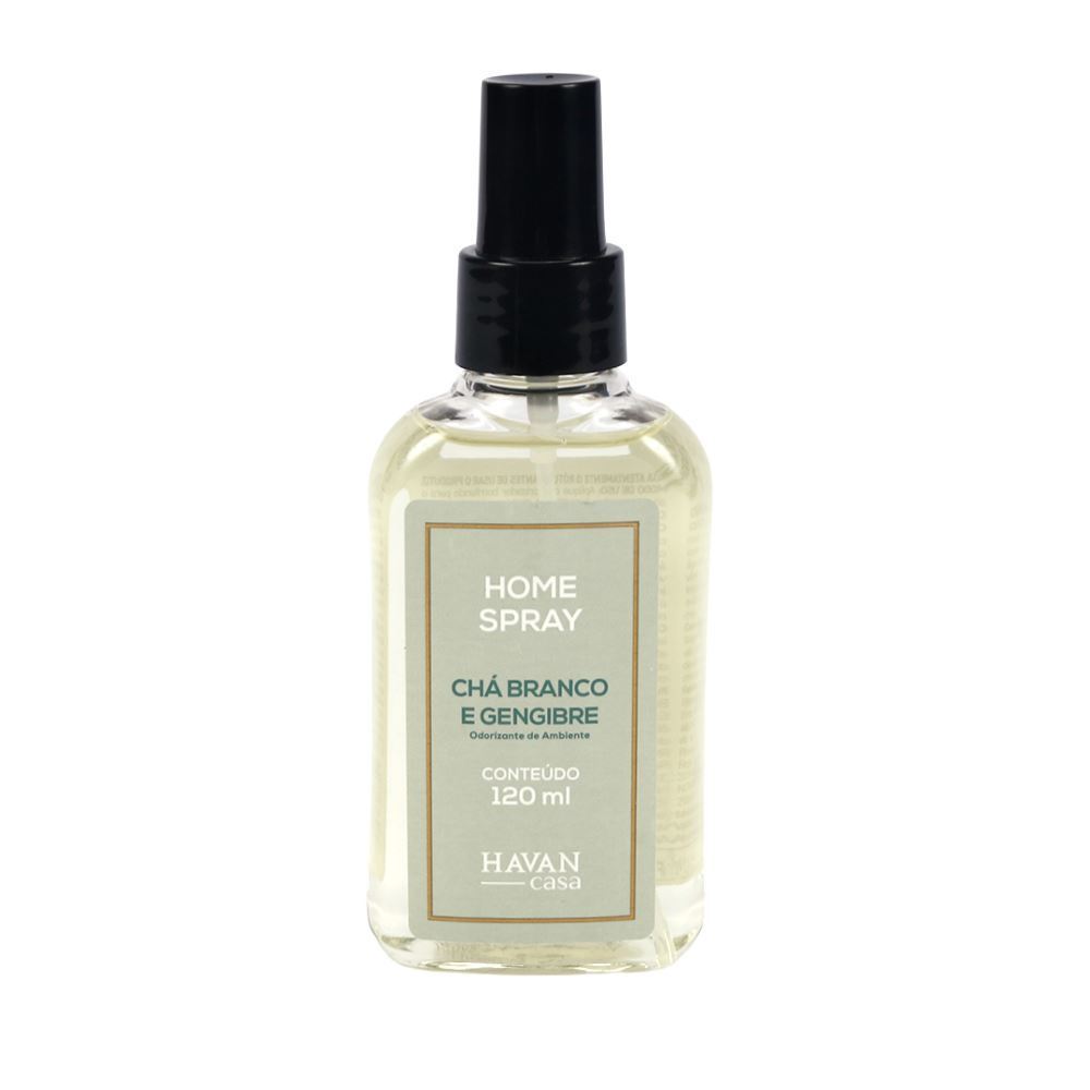 Home Spray Havan Casa 120Ml - Chá Branco E Gengibre