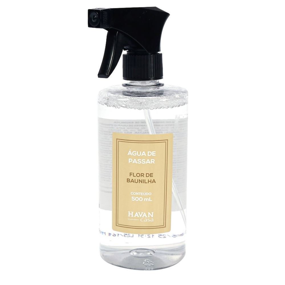 Água de Passar Spray 500Ml Havan Casa - Flor De Baunilha