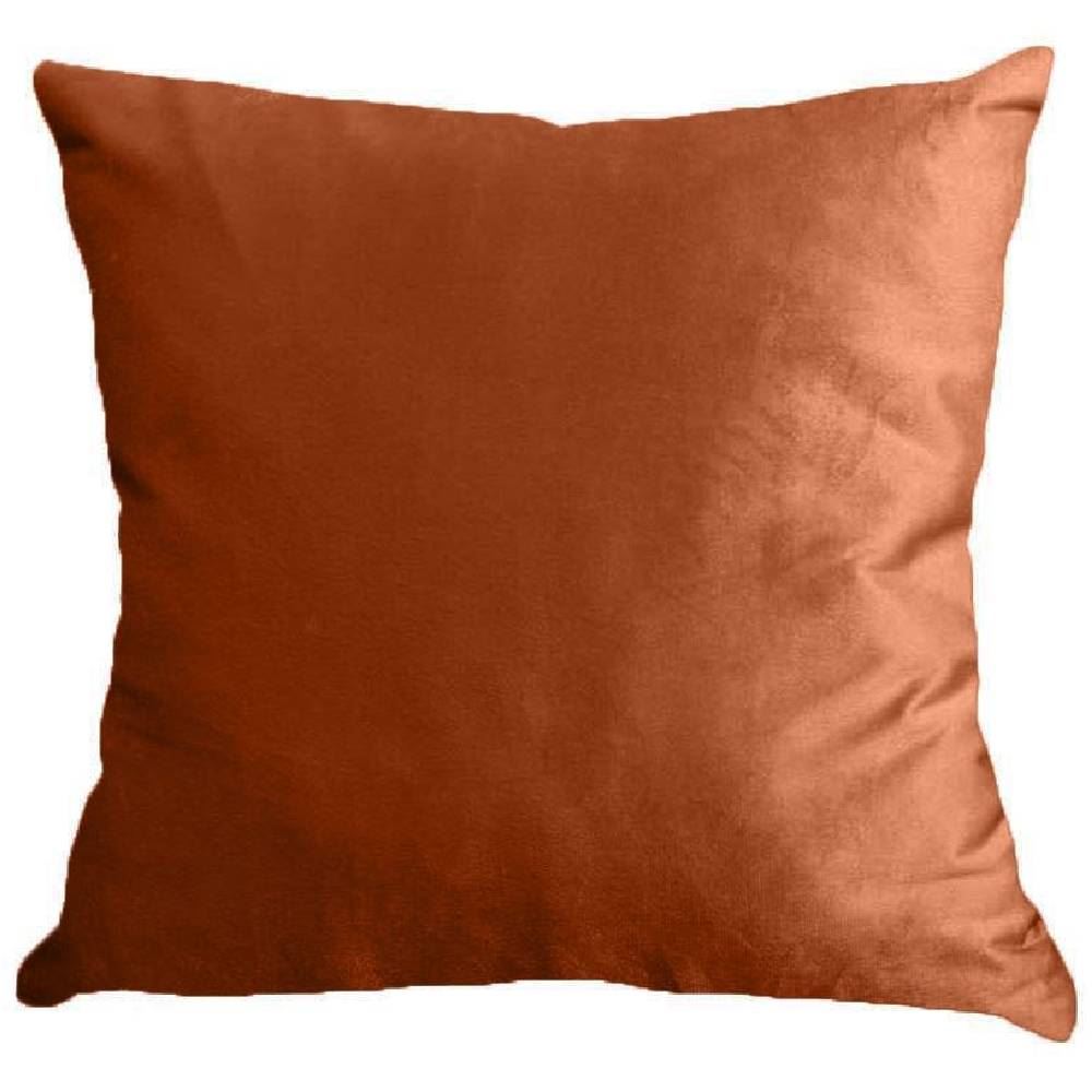 Almofada Decorativa 50X50cm Veludo Italiano Liso Havan Casa - Ocre