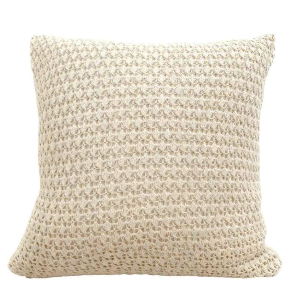 Almofada Decorativa de Tricot Vancouver 43X43cm Havan Casa - Areia