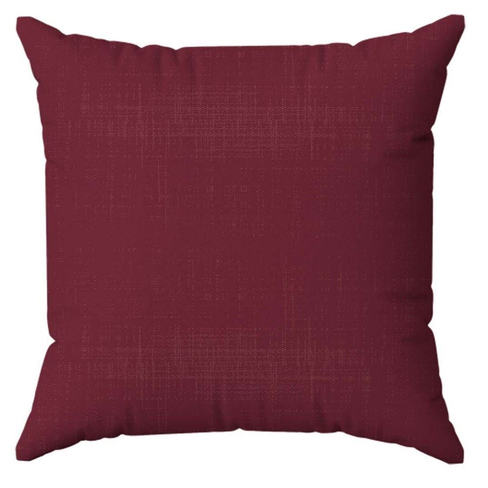 Almofada Decorativa Lisa 45X45 cm Havan Casa - Vinho
