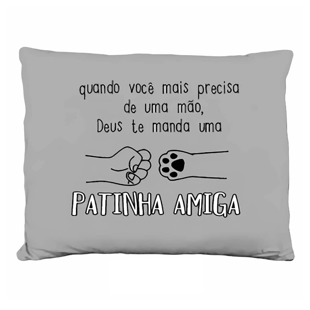 Almofada Funny 35X45 cm Animais Havan Casa - Cinza Patinha
