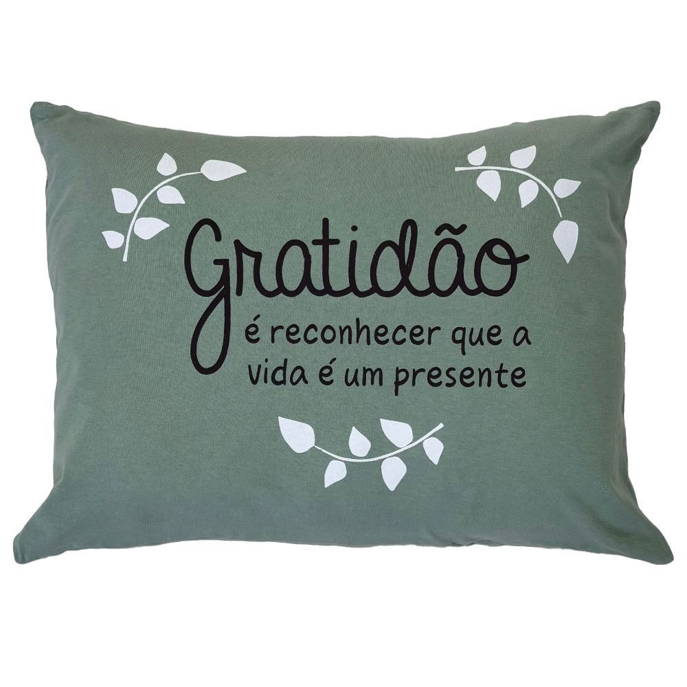 Almofada Funny 35X45cm Havan Casa - Verde Gratidão