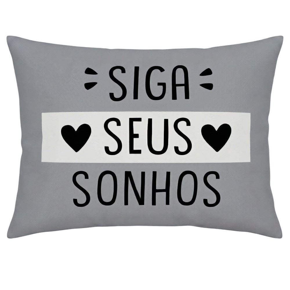 Almofada Funny 35X45cm Havan Casa - Cinza Sonhos 