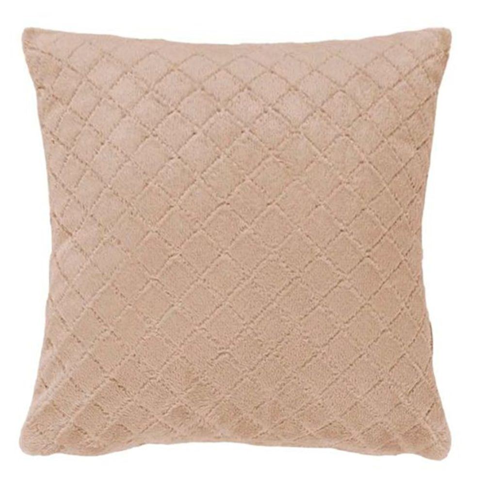 Almofada Plush Inove Liso Matelassado 45X45cm Hedrons - AVELA