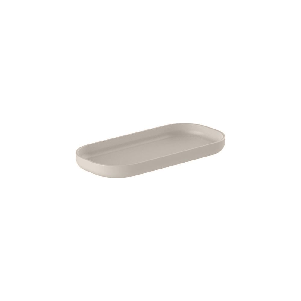 Bandeja De Banheiro Dual Ou 16,4Cm - Bege Fechado