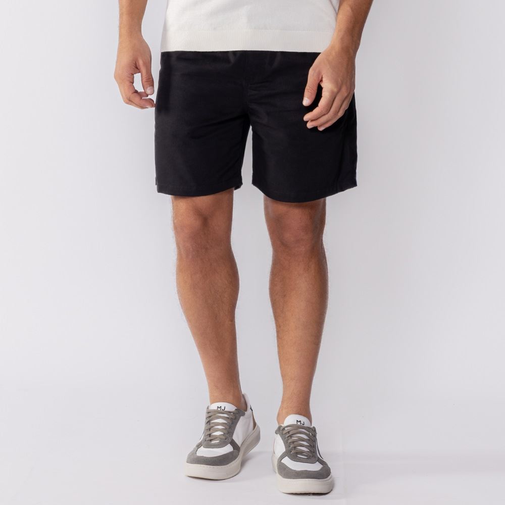 Bermuda Masculina Curta De Sarja Thing Preto