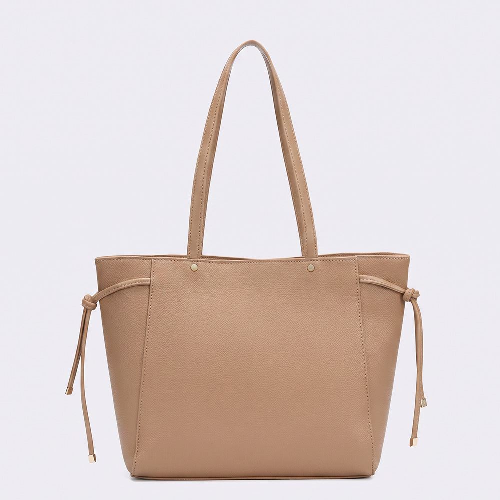 Bolsa Feminina Tote Bag Alice Palucci Taupe
