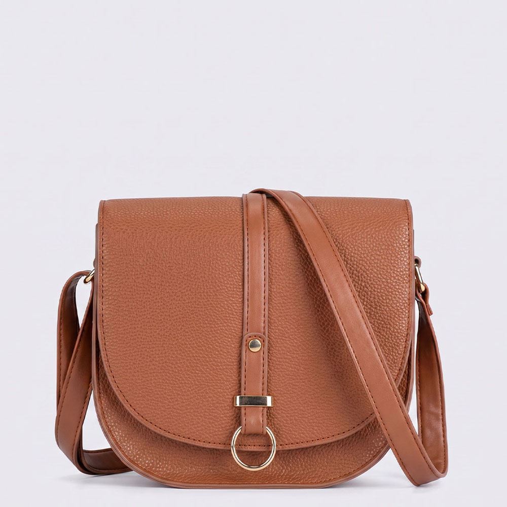 Bolsa Feminina Transversal Alice Palucci Marrom