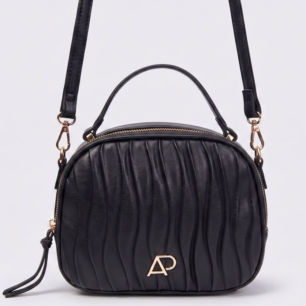 Bolsa Feminina Transversal  Alice Palucci Preto