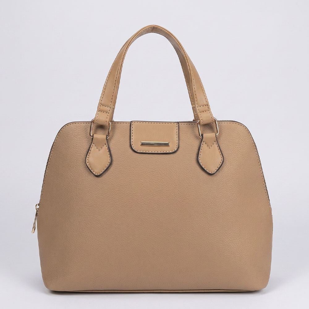Bolsa Feminina Trapézio Alice Palucci Taupe