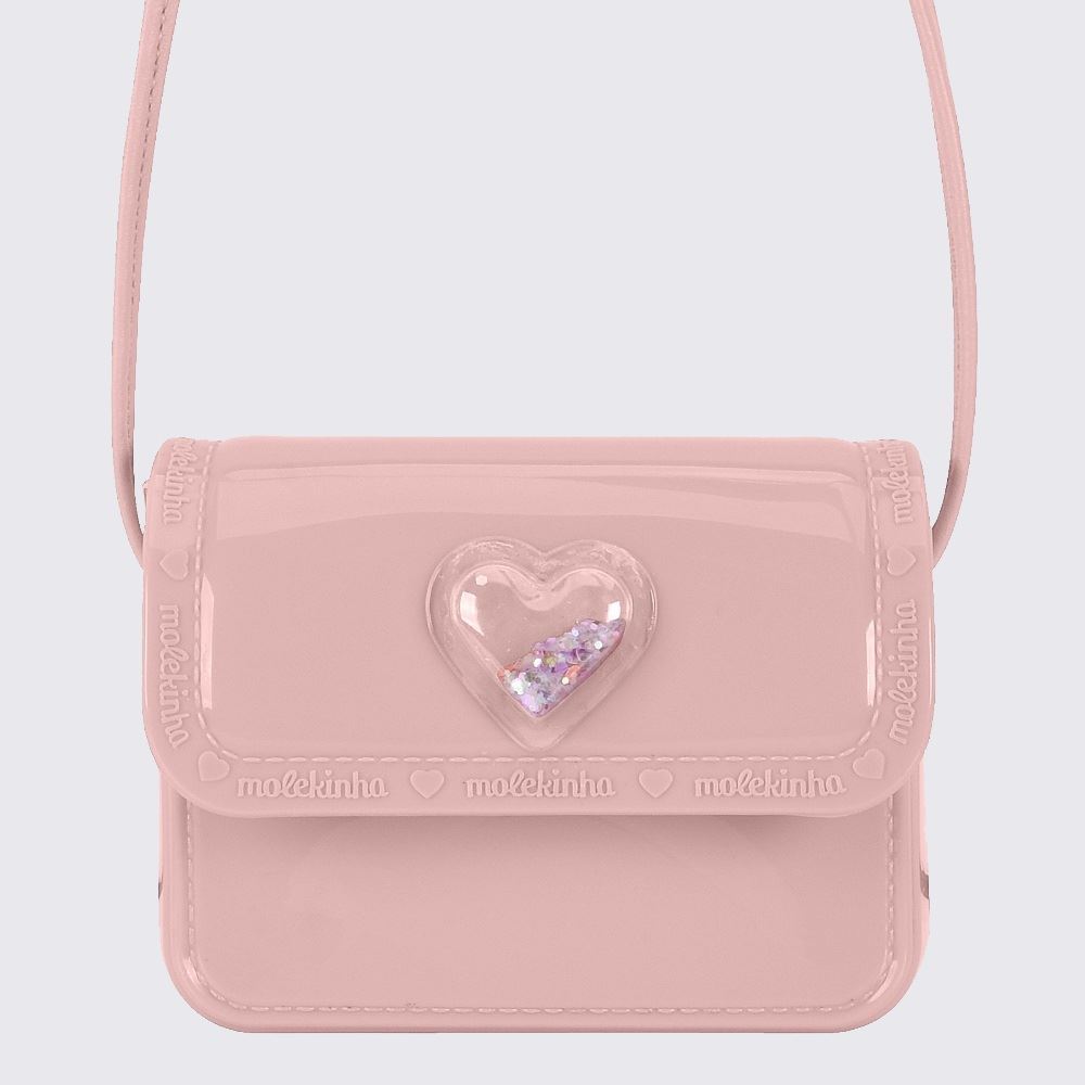Bolsa Infantil Transversal Molekinha - Rosa