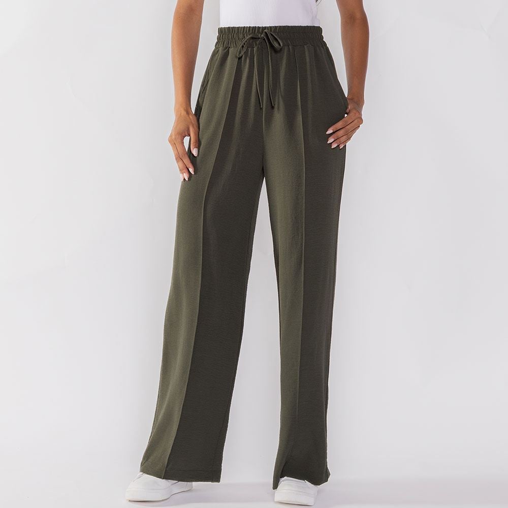 Calça Feminina Pantalona Patricia Foster Verde