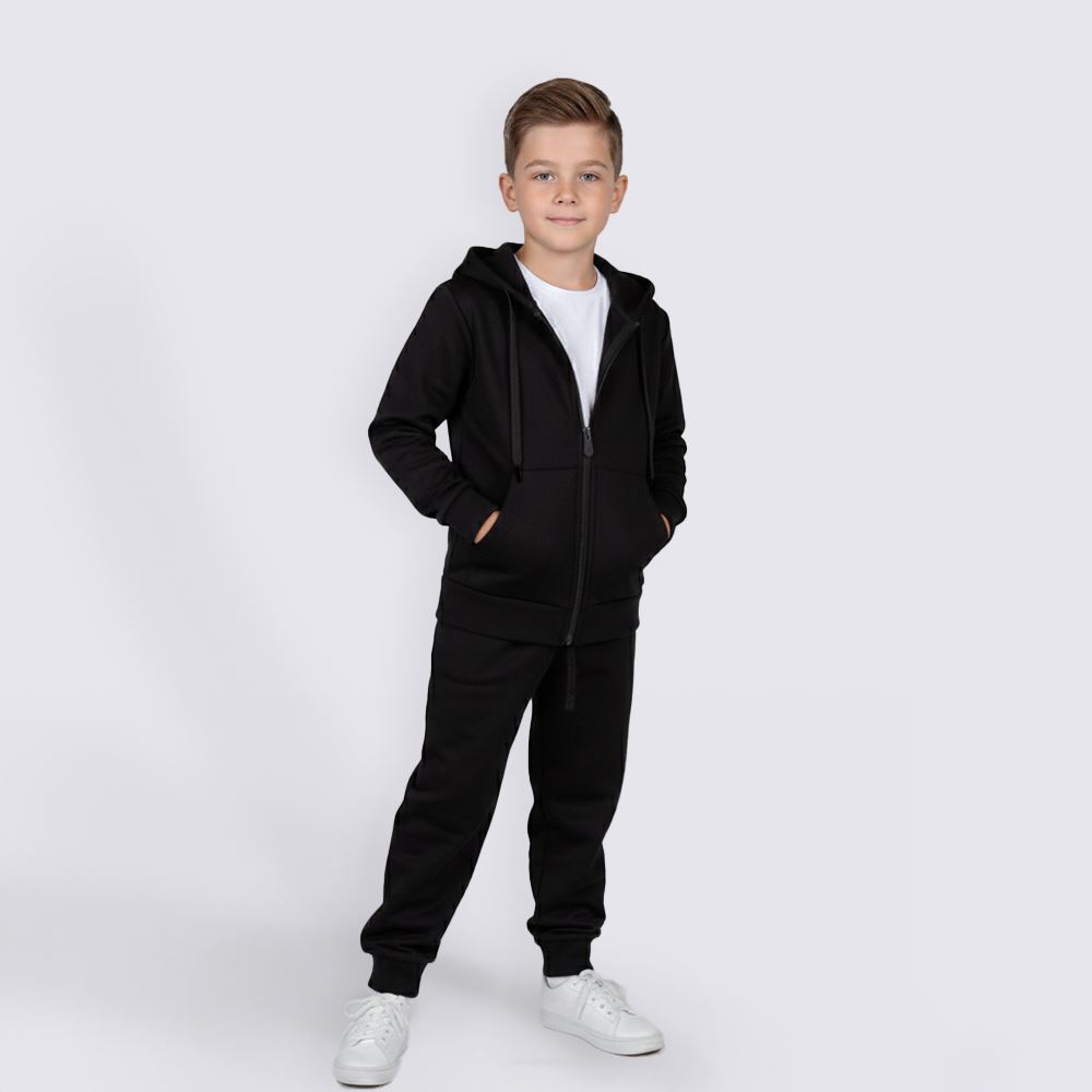 Calça Jogger Infantil Menino 4 a 10 Anos Hot Dog Preto