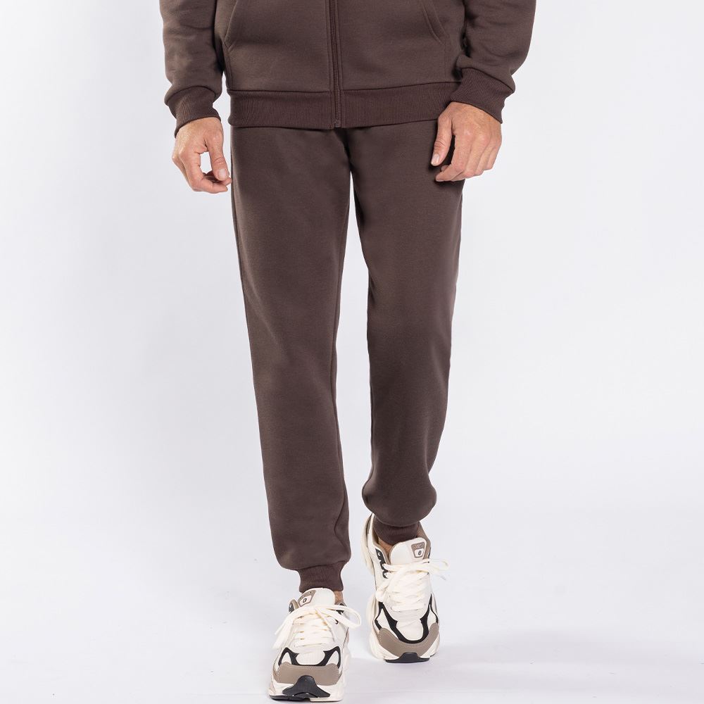 Calça Moletom Masculina Jogger Marc Alain Marrom