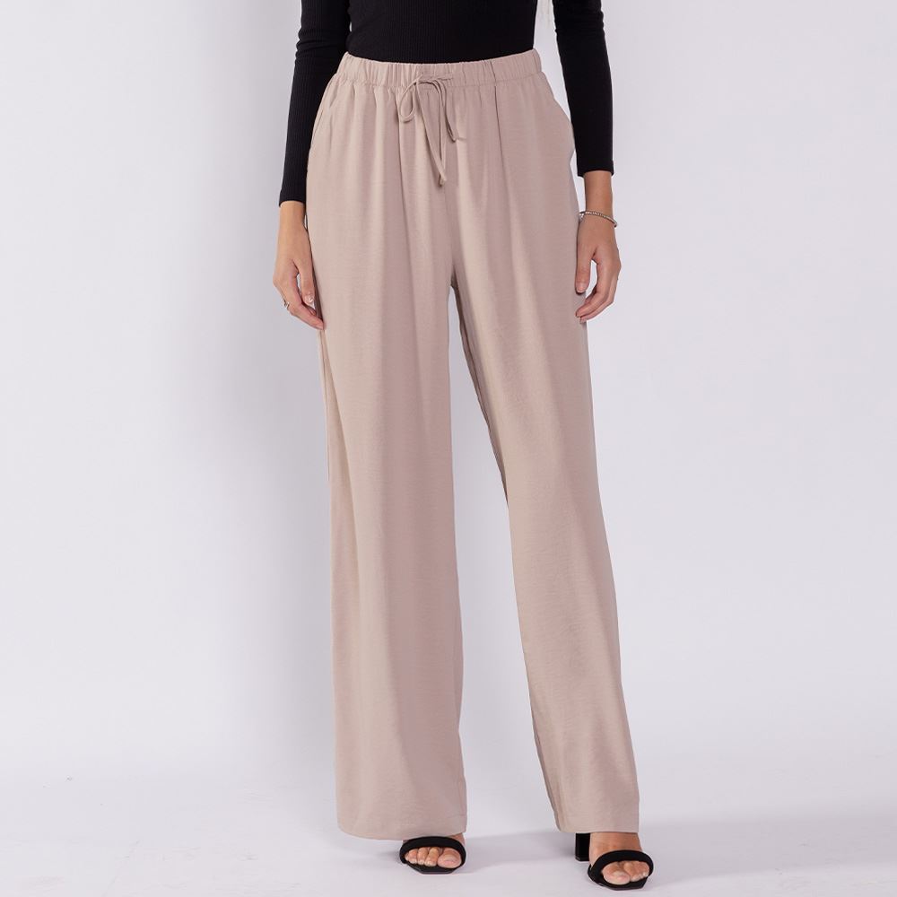 Calça Pantalona Estilo Pijama Patricia Foster Fendi