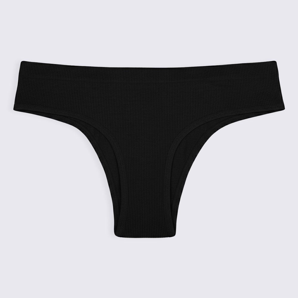 Calcinha Tanga Sem Costura Camila Moretti Preto