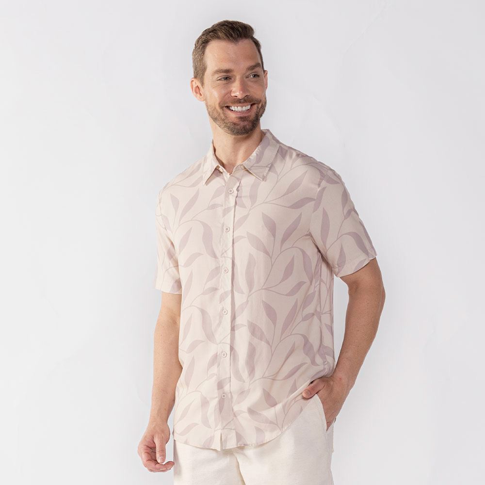 Camisa Masculina De Botão Viscose Thing Estampado 2