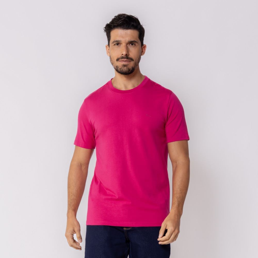 Camiseta Masculina Básica Cotton Marc Alain Drama 19-2045
