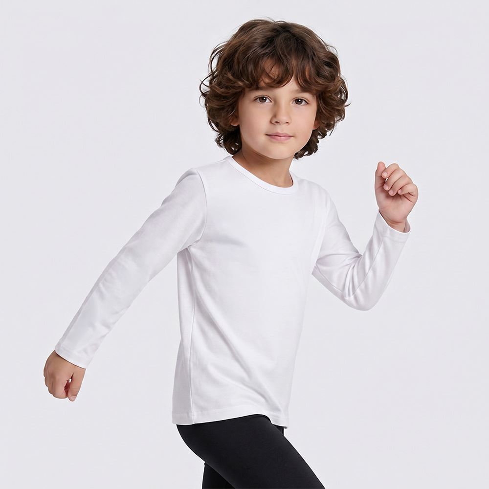 Camiseta Térmica Infantil Menino 4 a 10 Anos Hot Dog Branco