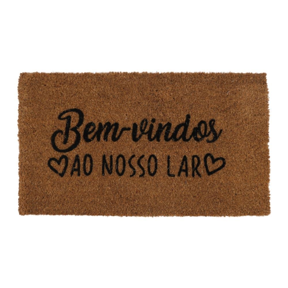 Capacho Fibra de Coco 33X60 cm Mumbai Havan Casa - Bem Vindos