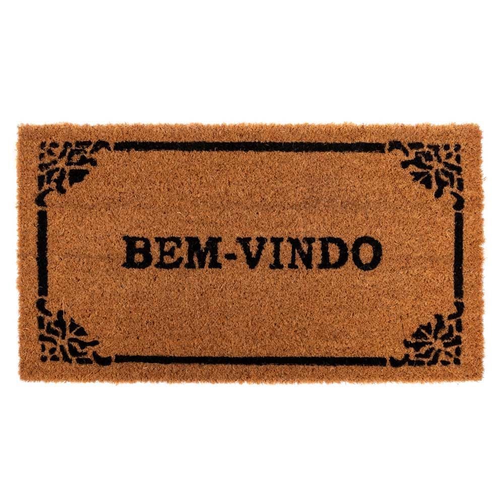 Capacho Fibra de Coco 33X60 cm Mumbai Havan Casa - Bem-Vindo