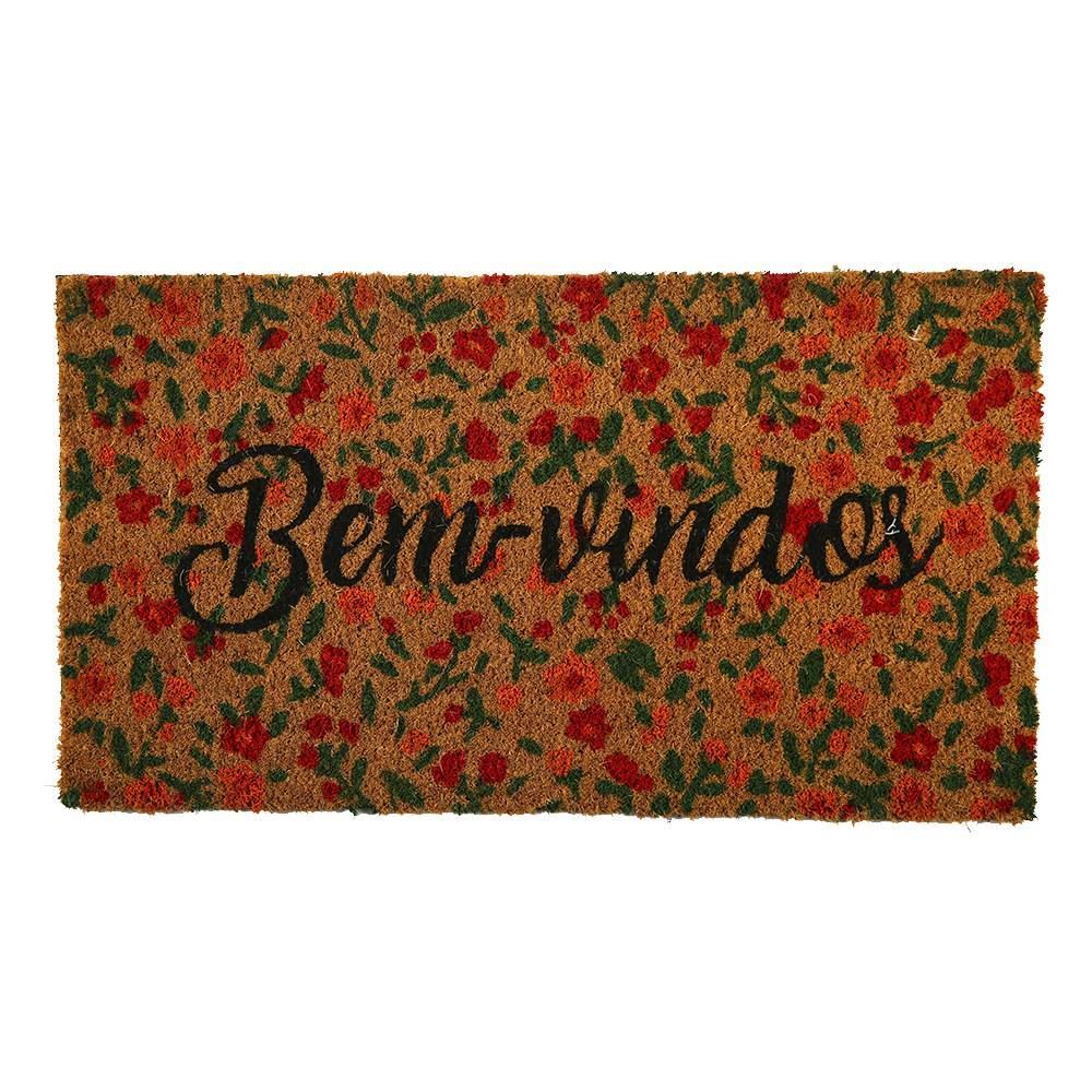Capacho Fibra de Coco Mumbai Color 33X60cm Havan - Bem Vindos