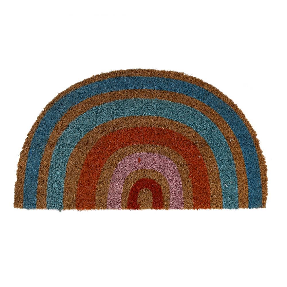 Capacho Fibra de Coco Mumbai Color 33X60cm Havan - Arco-íris