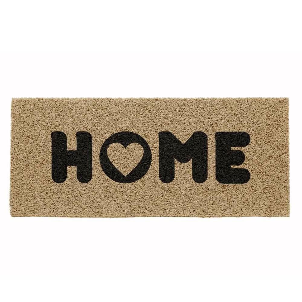 Capacho Para Porta De Entrada 30X70 Cm Vinil Long Havan Casa - Bege Home