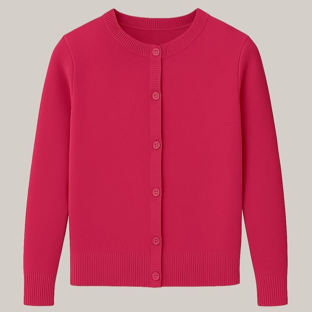 Cardigan Infantil Menina De Tricot 12 a 16 Anos Marmelada Pink
