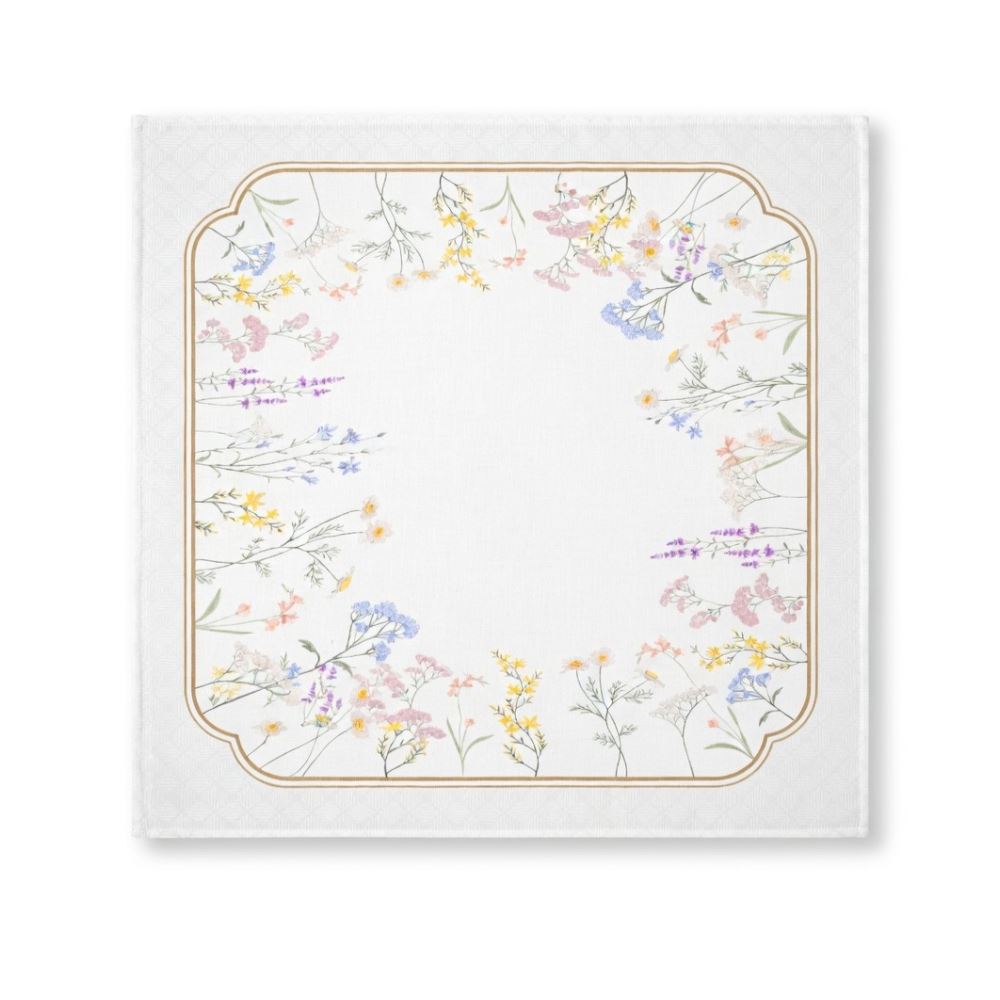 Centro de Mesa 78X78 cm Clean Renova Dohler - Floral Boho