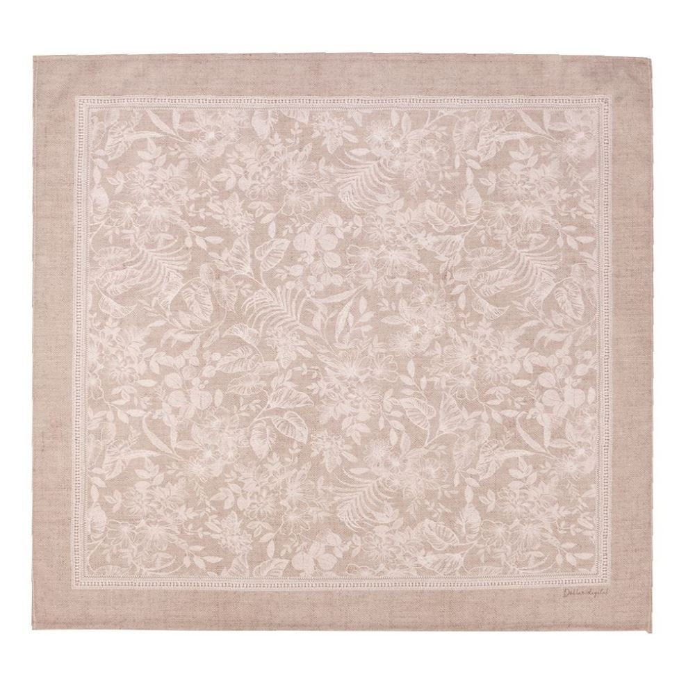 Centro de Mesa 78X78 cm Clean Renova Dohler - Alana Bege