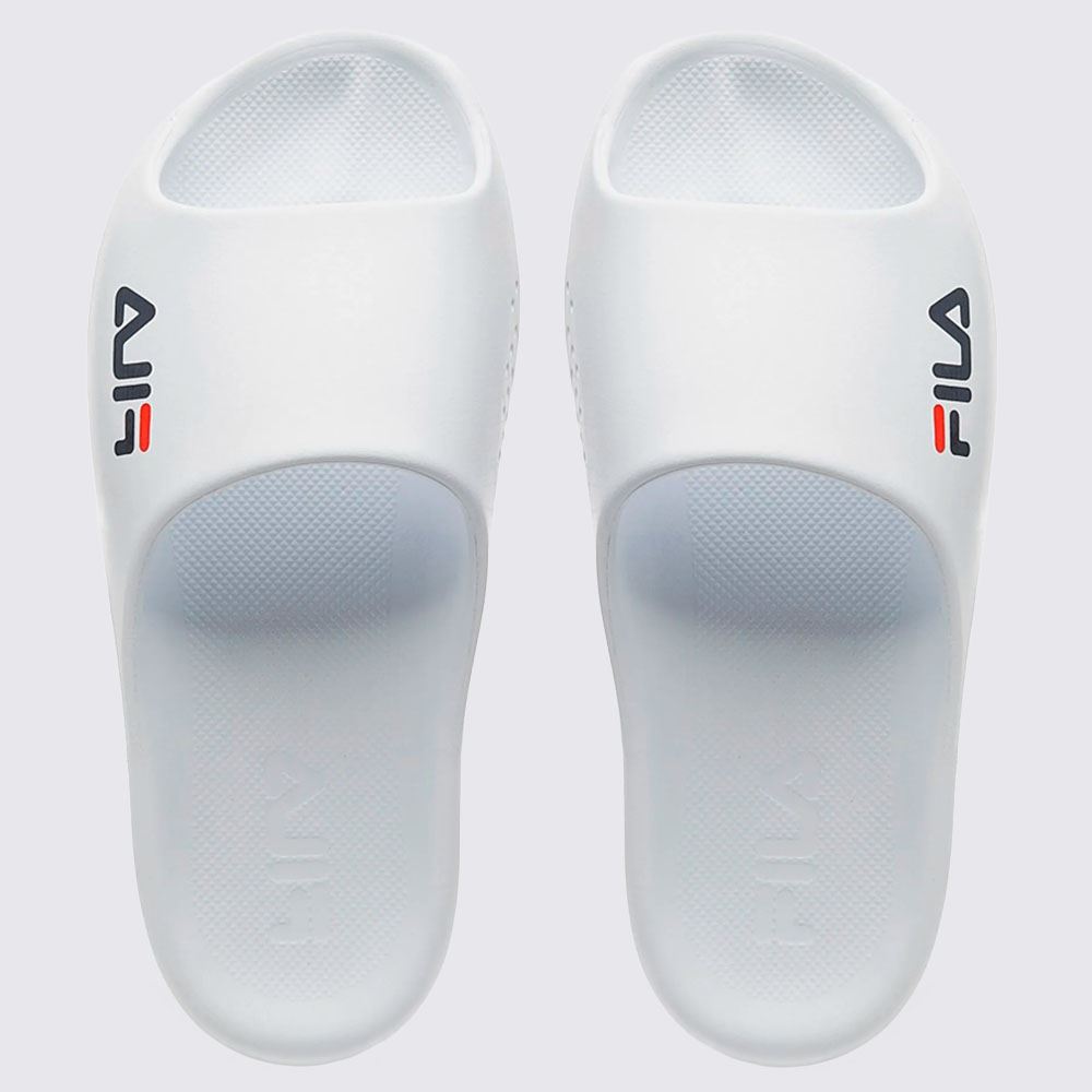 Chinelo Fila Feminino Drifter Foam Branco/Vermelho/Marinho