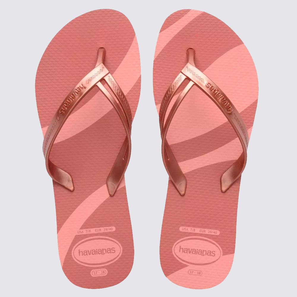 Chinelo Havaiana Feminina Elegance Print Blossom