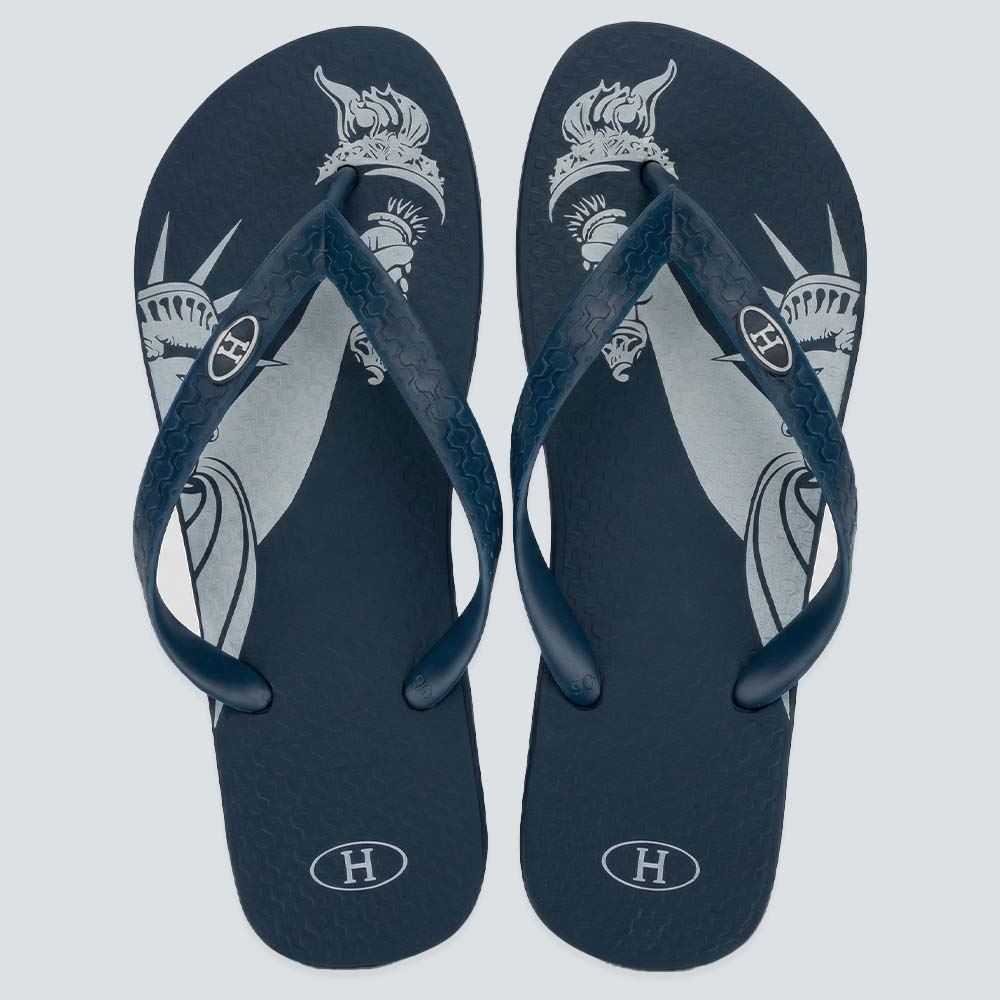 Chinelo Ipanema Unissex Havan Azul/Azul/Branco