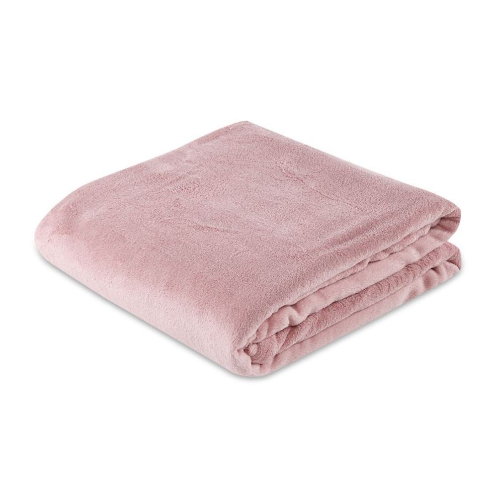 Cobertor Queen Microfibra Liso Paris Havan Casa 1 Pç - Rose Novo