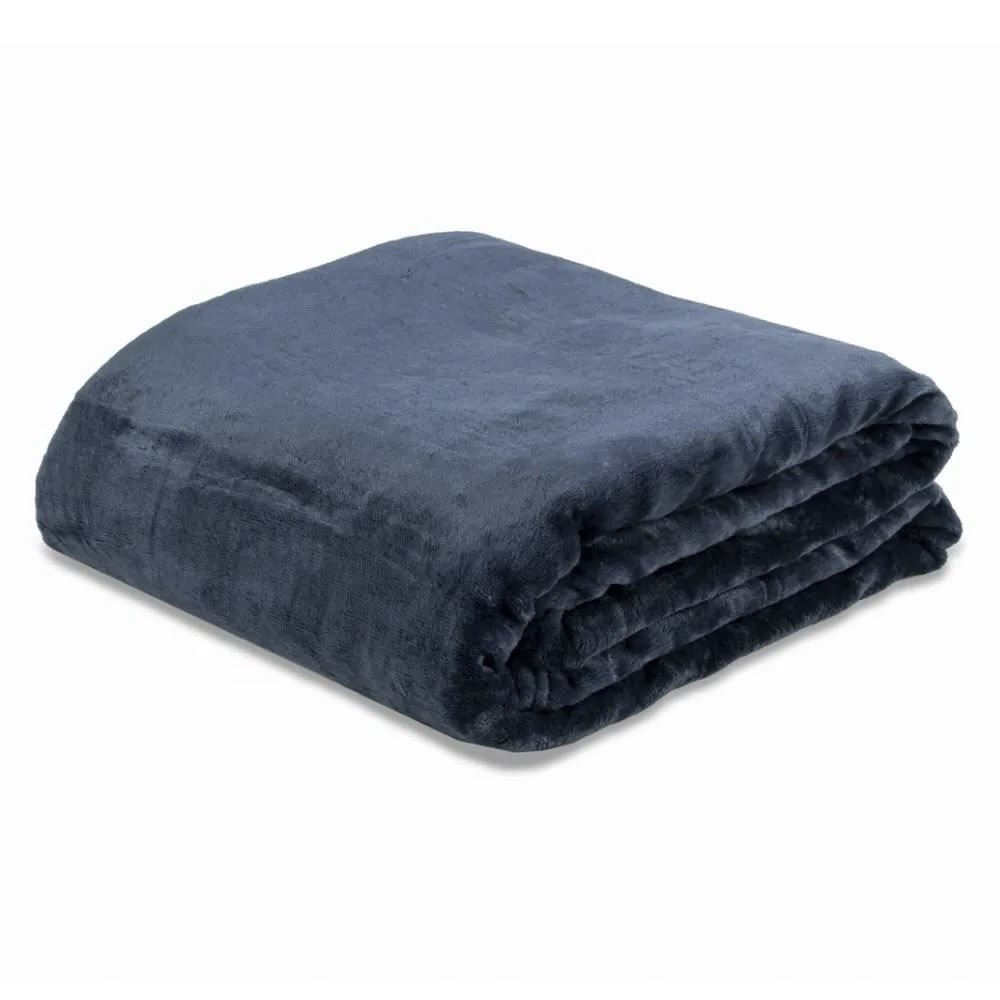 Cobertor Neo Solteiro Camesa - Azul