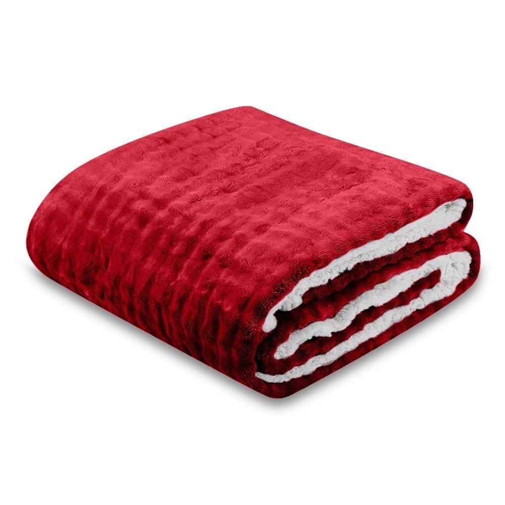 Cobertor Sherpa Queen Requinte Havan Casa - Bloodstone