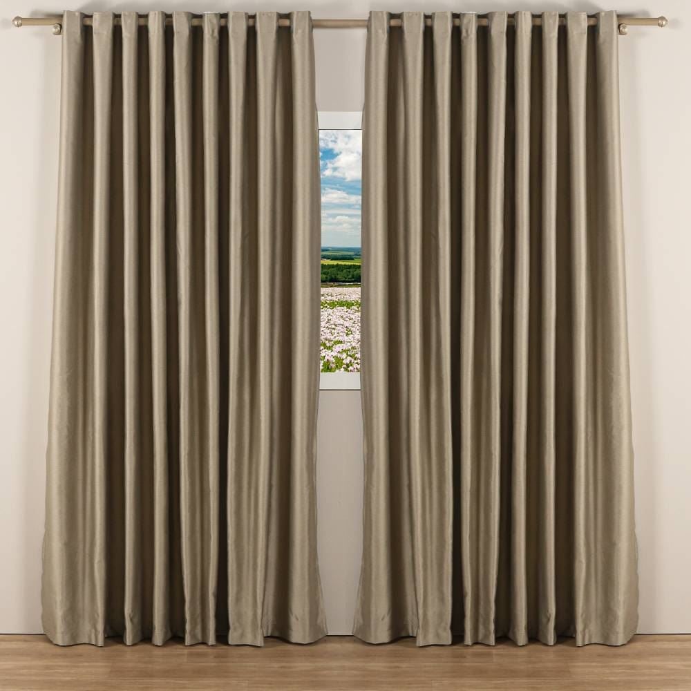 Cortina Corta Luz Blend 5,40X2,50M Havan Casa - Latte