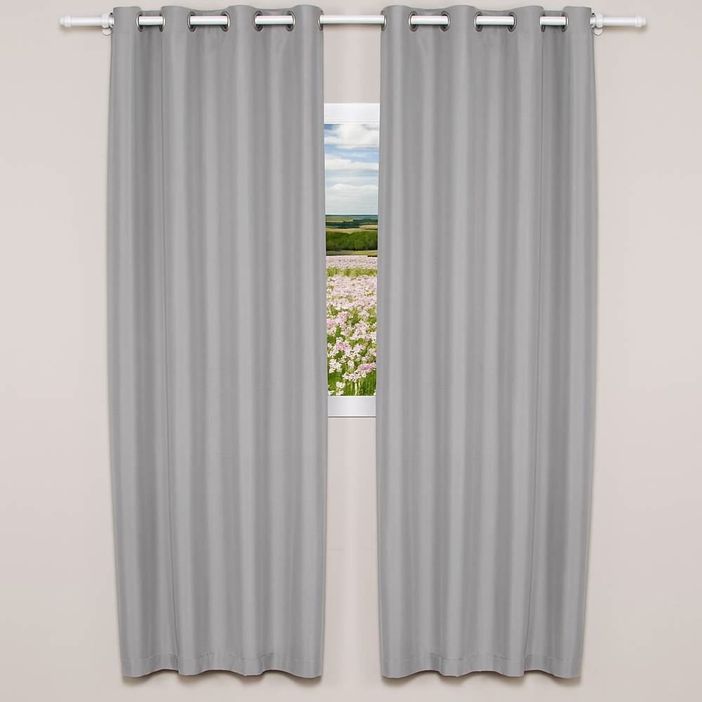 Cortina para Quarto e Sala 2,60X2,30 m Corta Luz Unika Havan Casa - Cinza