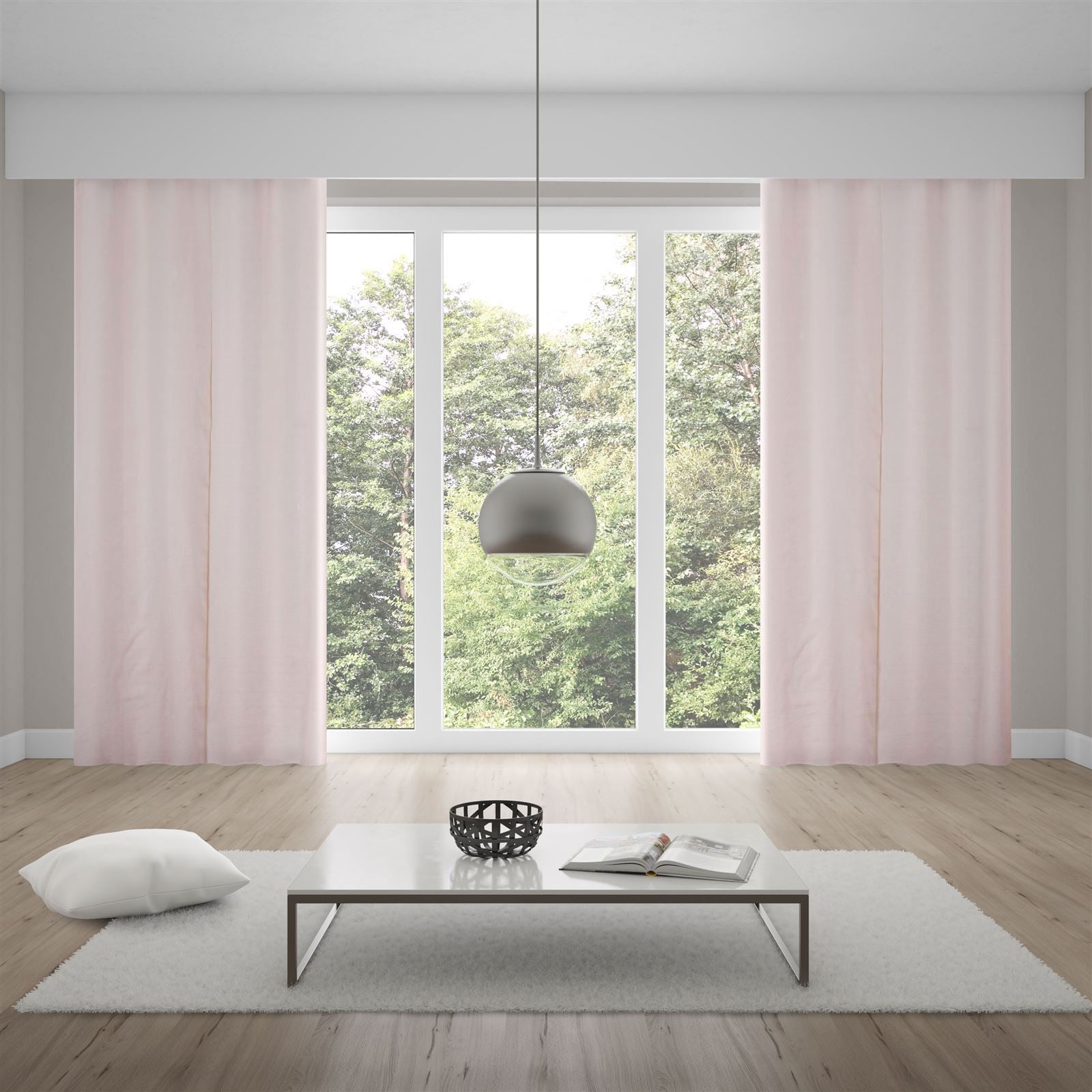 Cortina Para Sala E Quarto 2,60X1,70 M Pantex Rústica Havan Casa - Cru Natural