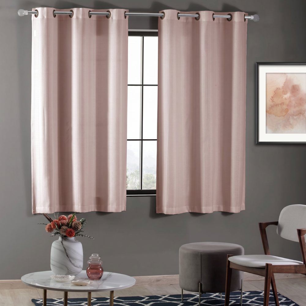 Cortina para Quarto e Sala 2,40X1,70M Rústica Veneza Havan Casa - Bridal Rose