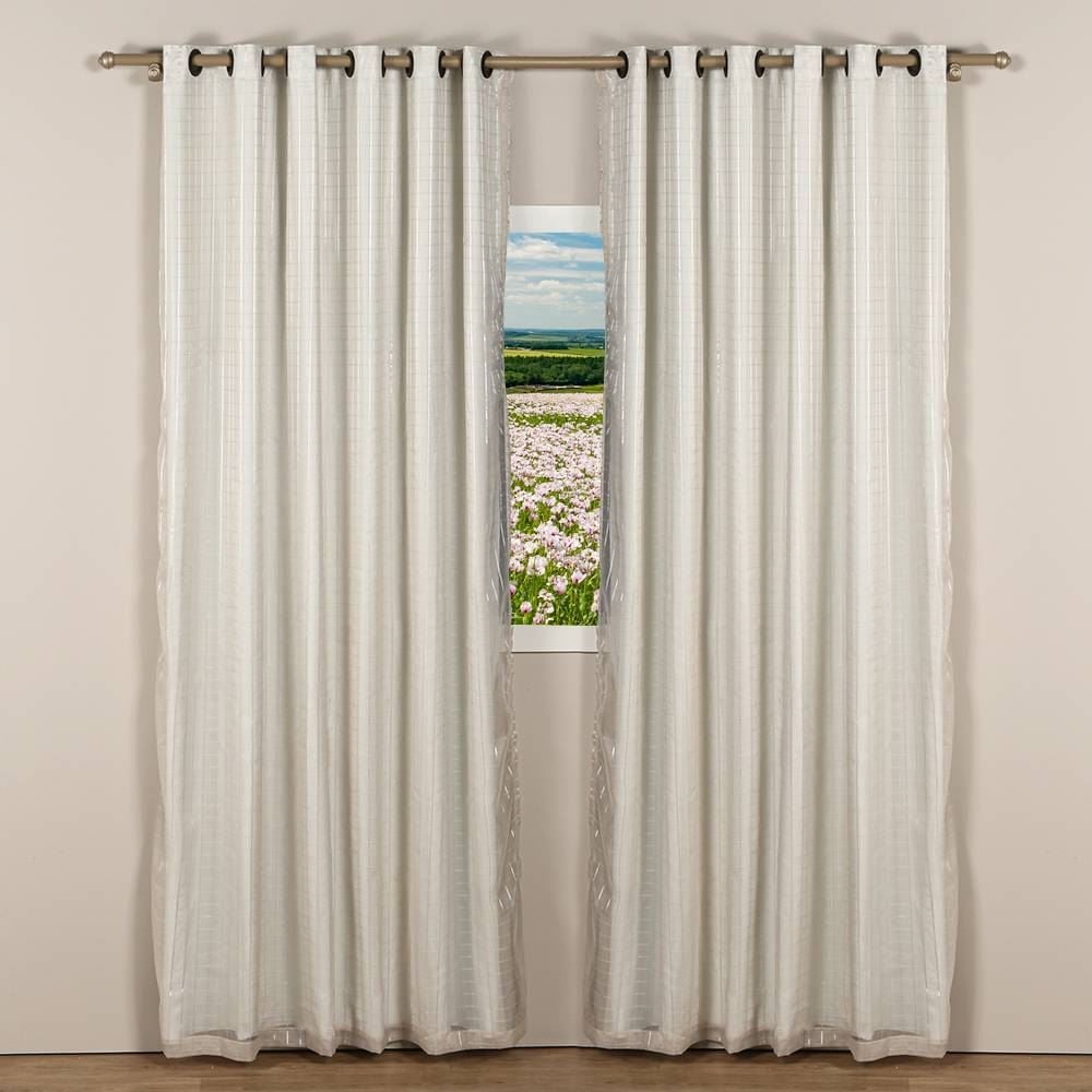 Cortina para Quarto e Sala 3,60X2,50 m Pratika York Slim Havan Casa - Areia