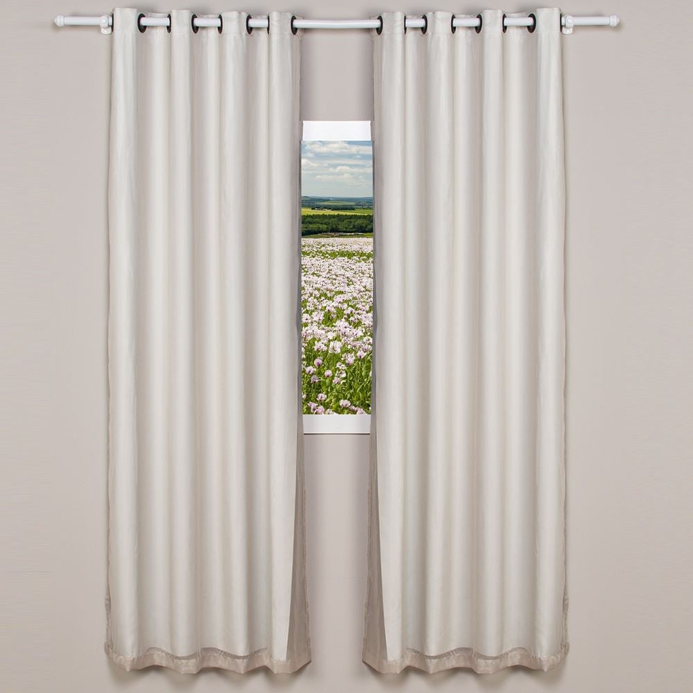 Cortina Para Quarto E Sala 2,60X2,30 M Pratika Lisboa Slim Havan Casa - Areia