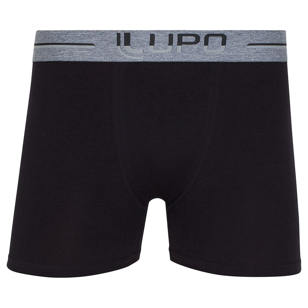 Cueca Boxer Algodão com Elastano Lupo Preto