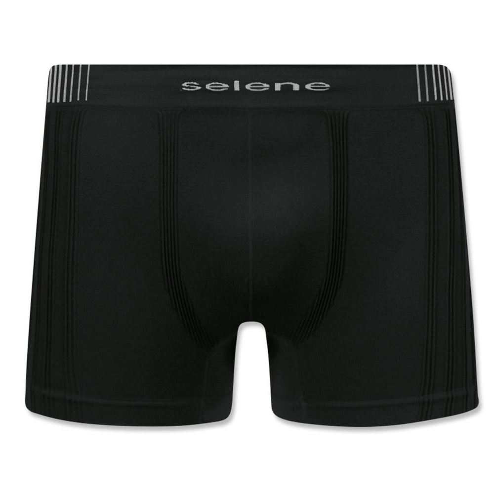 Cueca Boxer sem Costura Selene Preto
