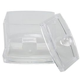 Porta Cotonete Lyor Casa Limpa - Transparente