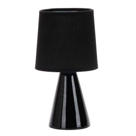 Abajur De Cerâmica Pottery 25Cm Taschibra Bivolt - Preto
