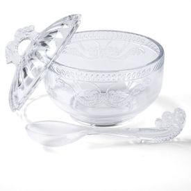 Açucareiro com Colher Imperial Lyor 300Ml - Cristal